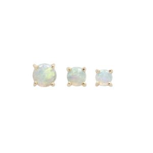 14K Genuine Opal Prong
